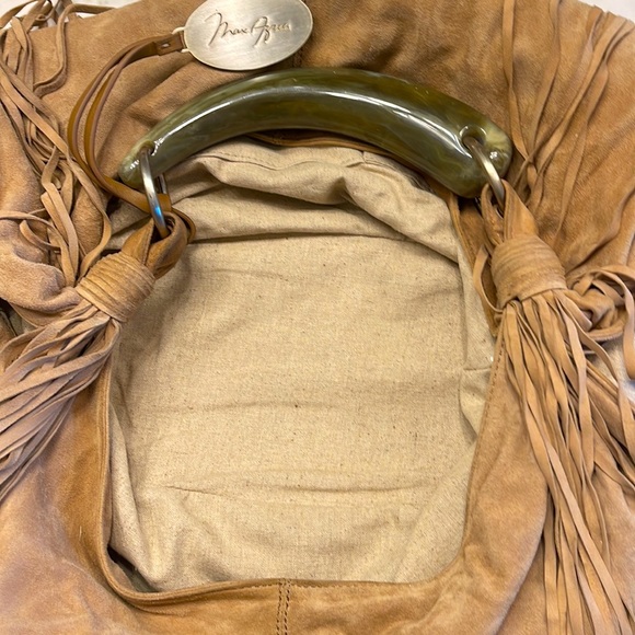 Max Azria Bone Handle Fringe bag - Picture 7 of 9